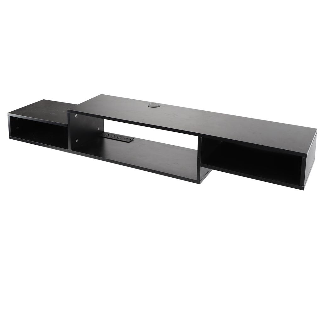 Floating TV Cabinet Modern Strong Load Bearing Wall Mounted TV Cabinet for Storing Stereos