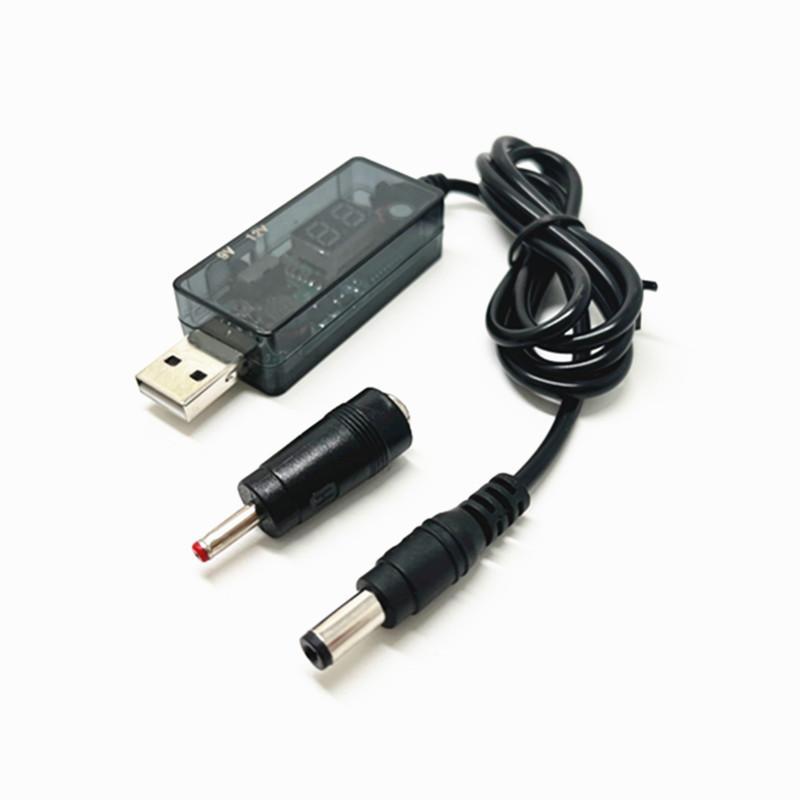 Usb Boost Converter Dc 5V To 9V 12V Step Up Converter Cable 3.5X1.35Mm Connector For Power Supply Charger Power Converter