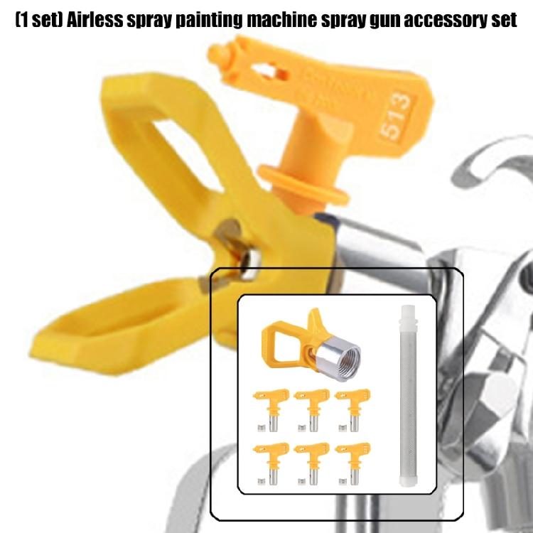 Premium Airless Sprayer Components Set with Nozzles Seat Filter Heat Resistant Metal Plastic Painting Tool Part