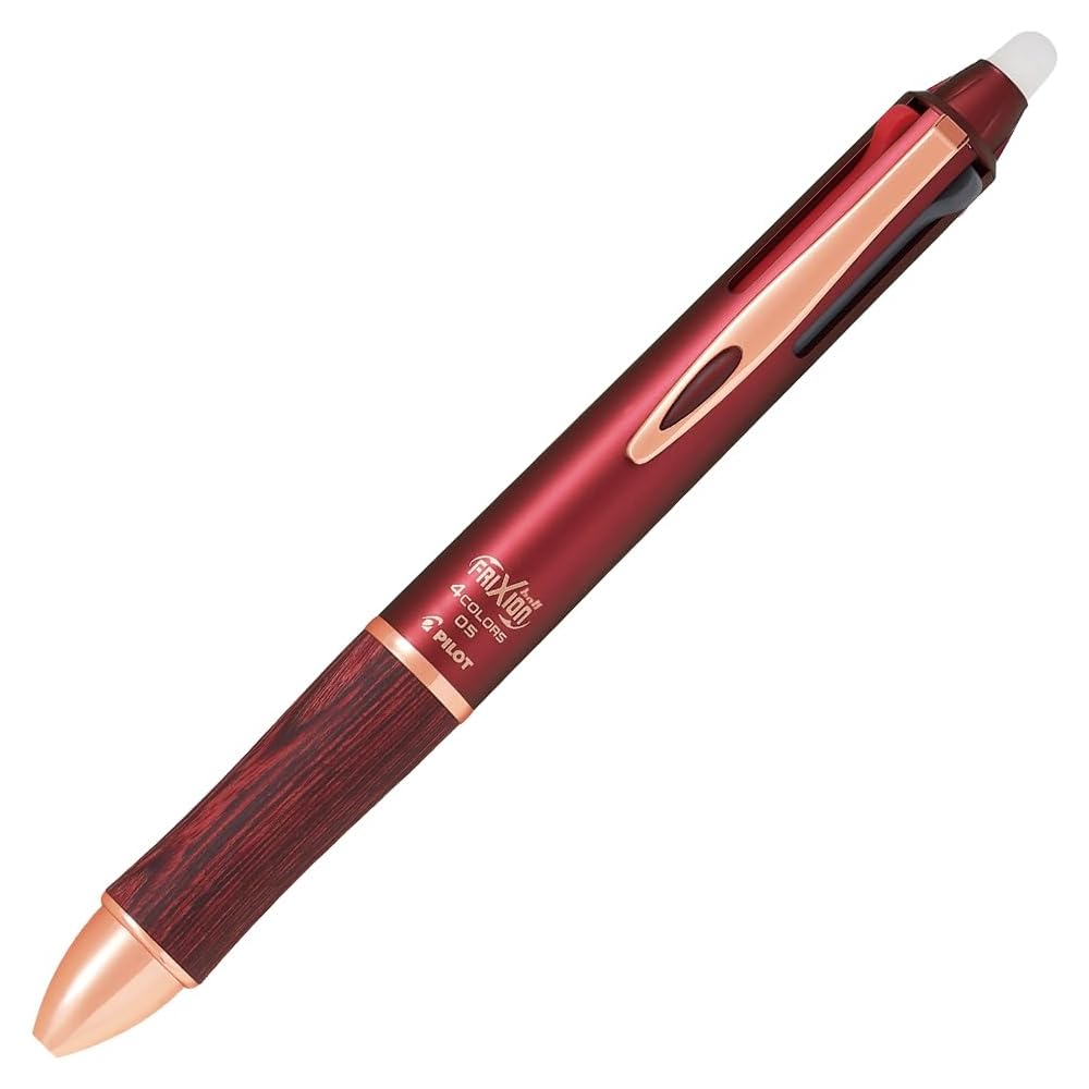 Pilot Friction Ball 4 Multi-Color Pen 0.5mm Burgundy Wood Body