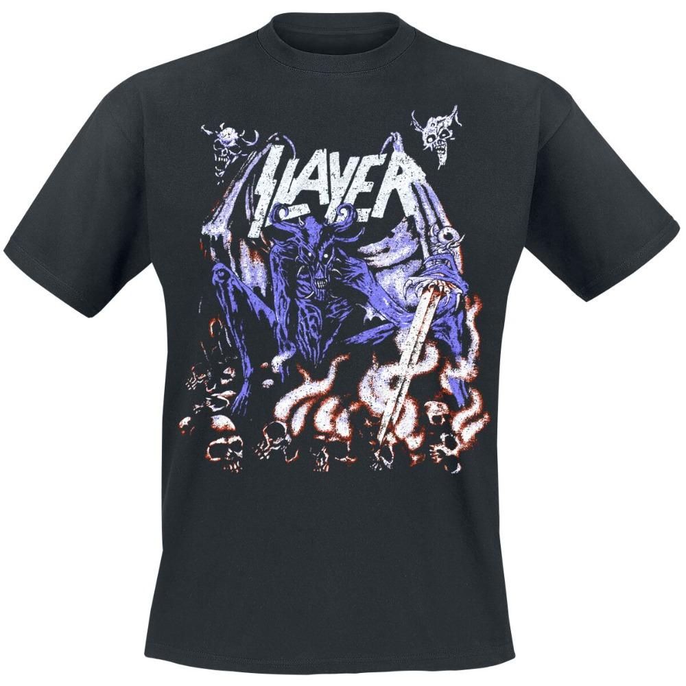 Y2k Summer Slayer Graphic Cotton Band Shirt Unisex Summer Short Sleeve Fashion Brand Tee Luxury Casual Vintage