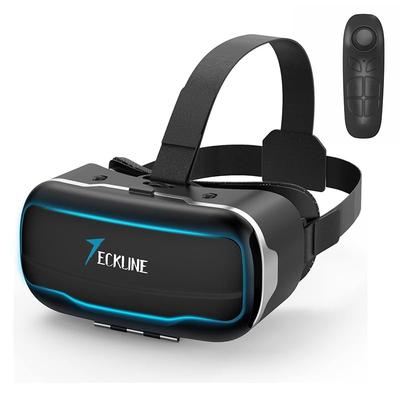 VR Goggles for Smartphones  3D Head-Mounted Display with Remote Control  Android Compatible, 1080P, 120° Viewing Angle, Glasses Compatible,