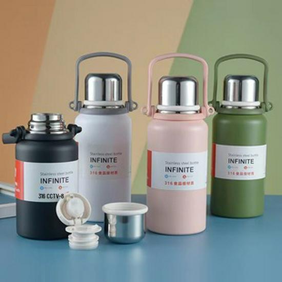 All-Steel 304 Stainless Steel Insulated Large Travel Sports Water Bottle for Men and Women