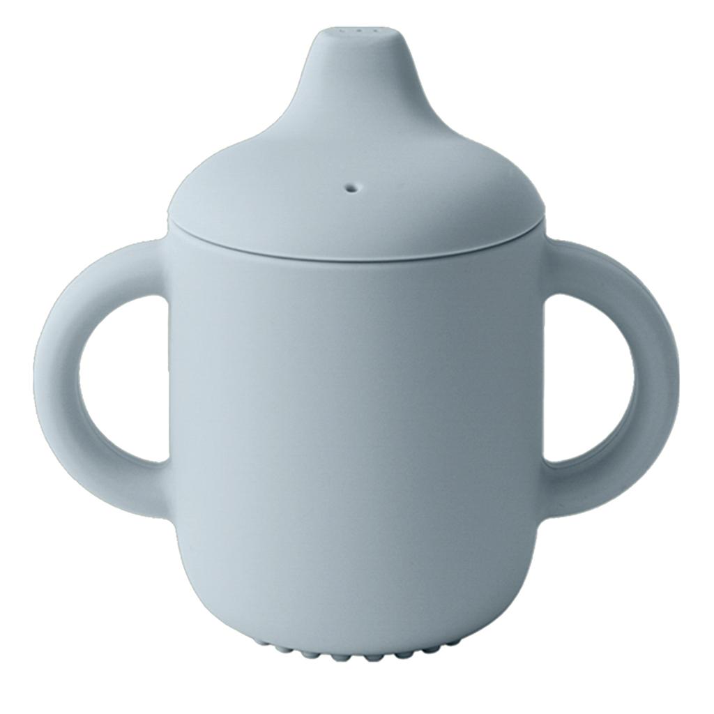 Color Kids 1PCS Silicone Baby Training Cup Double Handle Feeding Water Bottle For Infant BPA Free Toddlers Learning Essentials