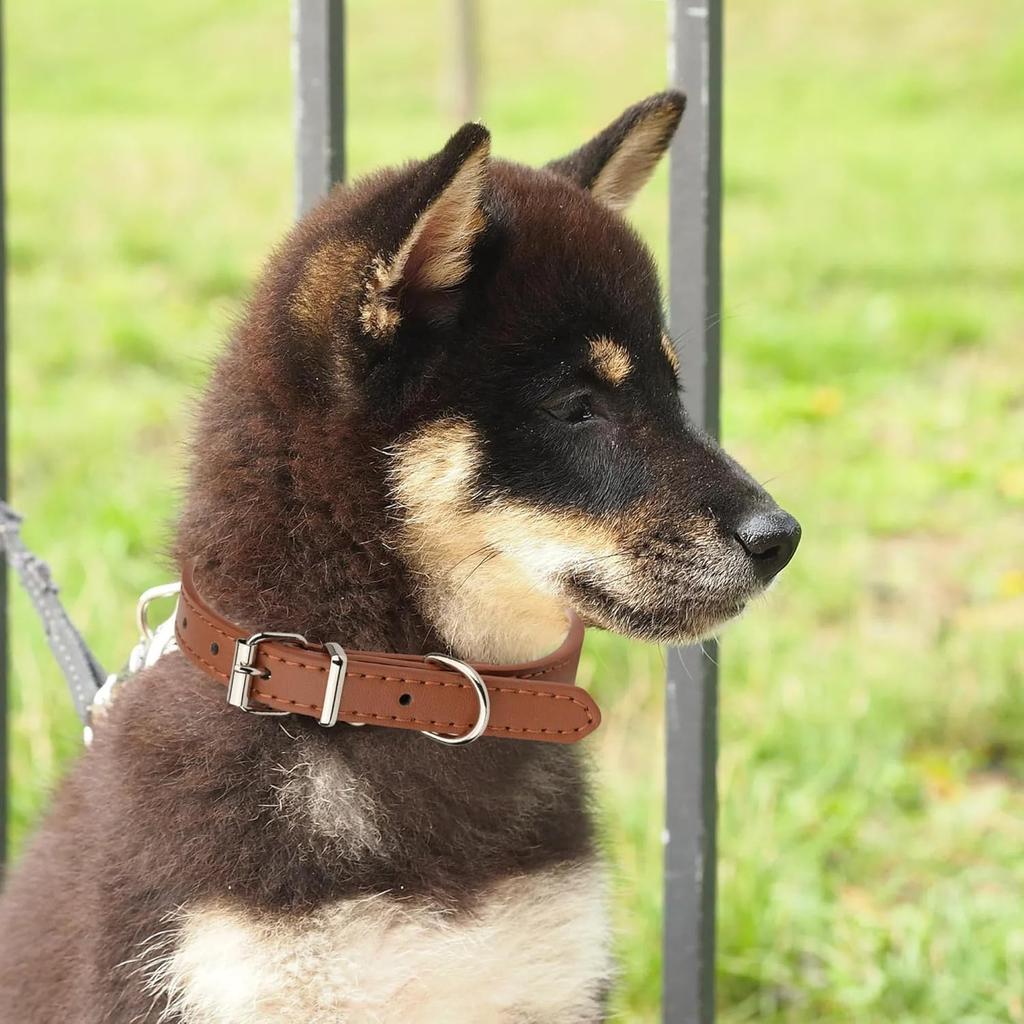 14-Pack Puppy Collar Ultra-Soft Adjustable PU Leather Puppy Collars for Litter Small Puppies Dog Kitten