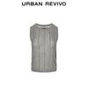 UR Women's Hollow Texture Short Sleeveless Knit Top