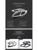 Mercedes Stainless Steel Silver Exhaust Tailpipe Cover - Slanted Four-Outlet Car Decoration Accessory