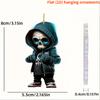 Cool Skull Rearview Mirrors Pendant Car Hanging Ornaments Car Decoration Accessories Gifts for Women Men Christmas Decoration
