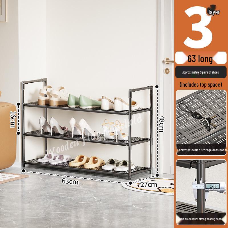 Multi-layer Space-saving Shoe Rack for Dorms and Homes