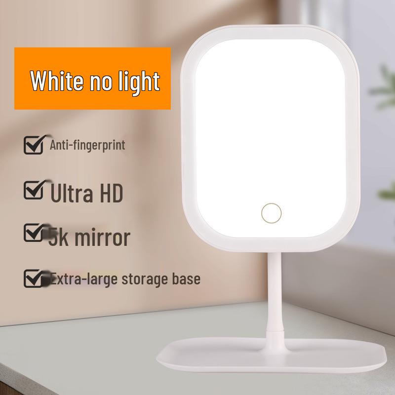 

LED Smart Vanity Mirror with Dedicated Fill Light - Portable Desktop Makeup Mirror for Home or Dorm Use
