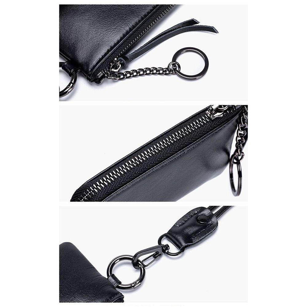 Soft Leather Small Wallet Portable Large capacity Business Card Bus Card Key Bag Coin Purse Ultra-thin Small Card Holder