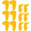 Universal Tire Machine Mount Demount Duck Heads, 6 Pairs Inserts Wheel Rim Protector for Tyre Changer Machine Tire Repair Tools