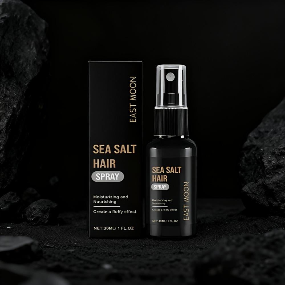 Sea Salt Hair Spray with Seaweed and Aloe Extract, Gentle Formula Lightweight Non-Irritating Texture for Voluminous Fresh Styling