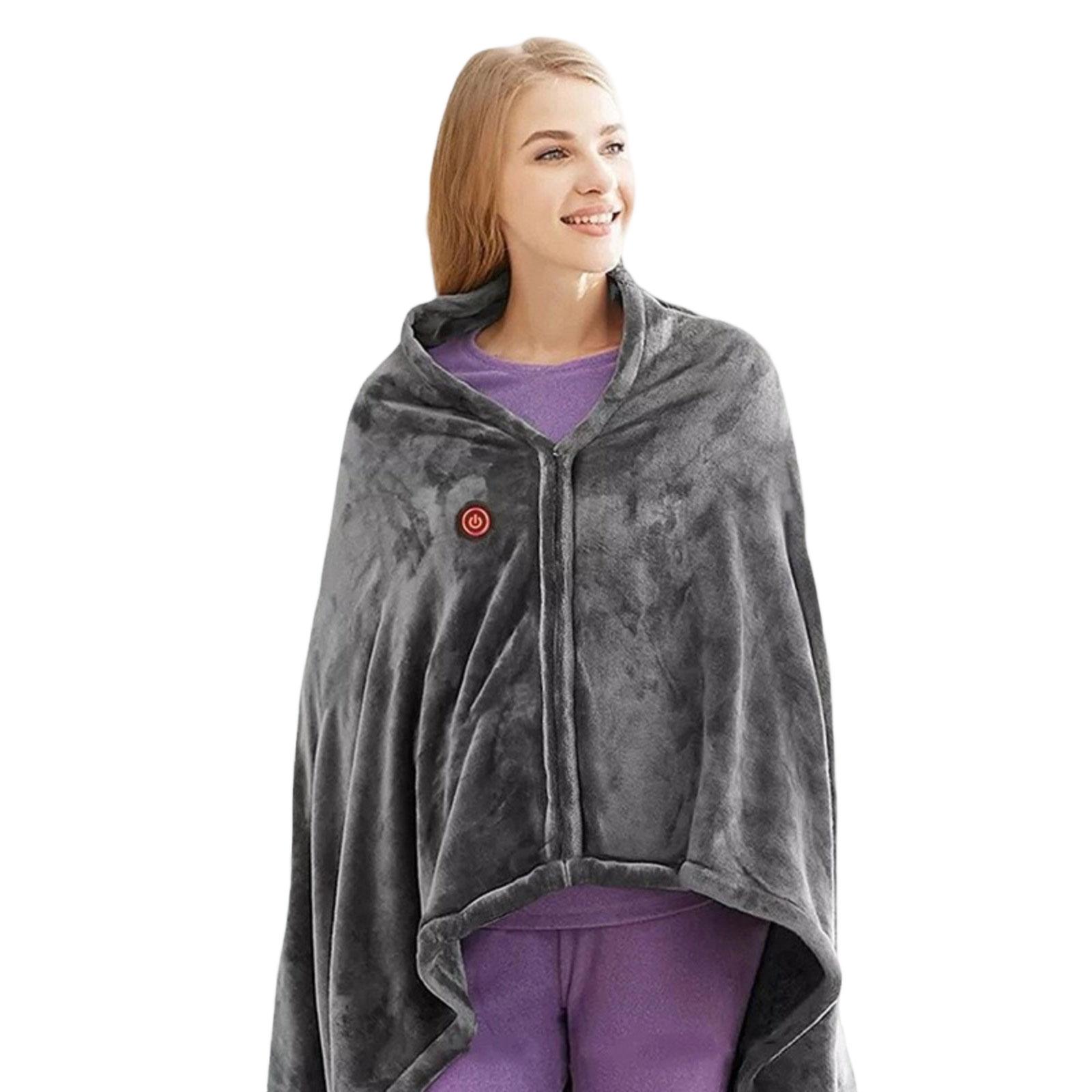 Электрическое одеяло с подогревом Фланелевая шаль с постоянной температурой Электрическое одеяло с подогревом One Size