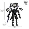 Skibidi Toilet Building Blocks Skibidi Toilet Assemblable Figurines Building Block Moc Skibidi Toilet Birthday Christmas Gift