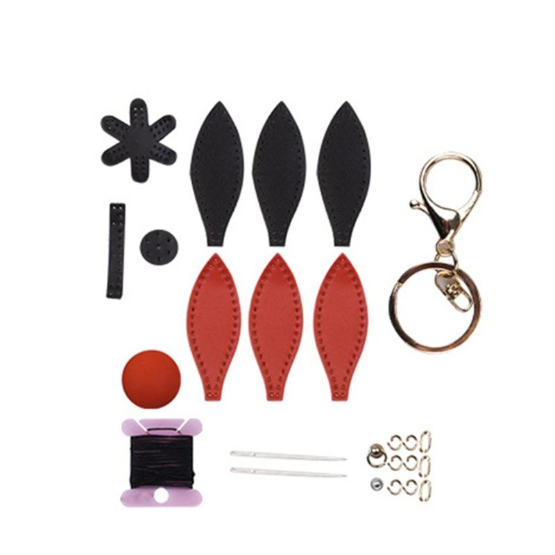 Creative Hot Air Balloon Car Accessory with Detachable Key Holders & Phone Charm DIY set for Vehicle Interior Decoration