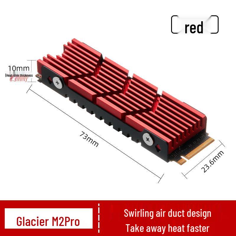 Iceberg M2 Pro SSD Cooler: Supports PS5 2280 NVMe M.2 Solid State Drives
