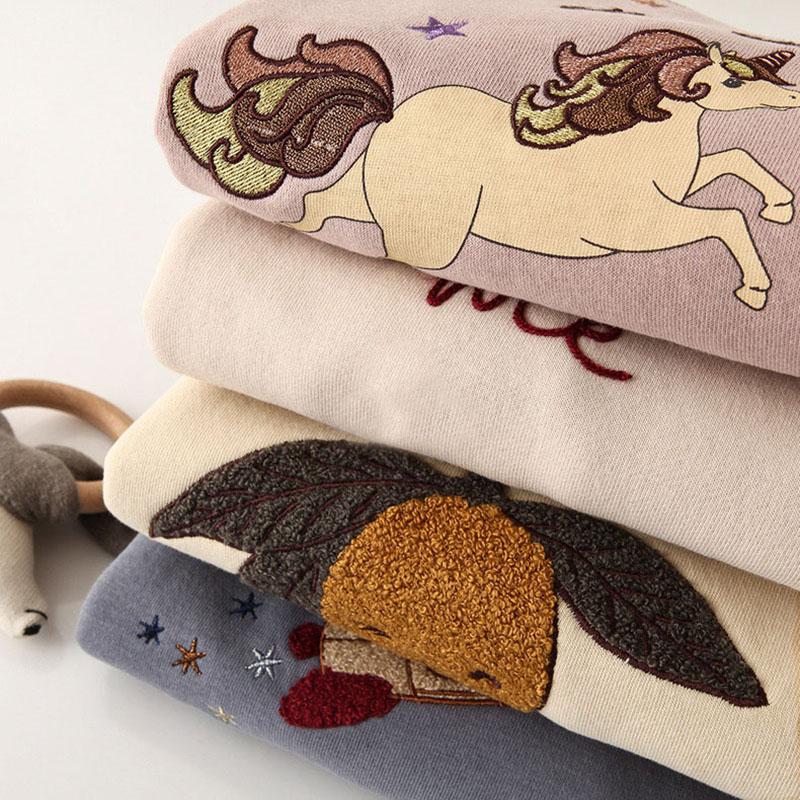 Dětské Chlapecké Dívčí mikiny Potisk Mikiny s dlouhým rukávem Dětský svetr