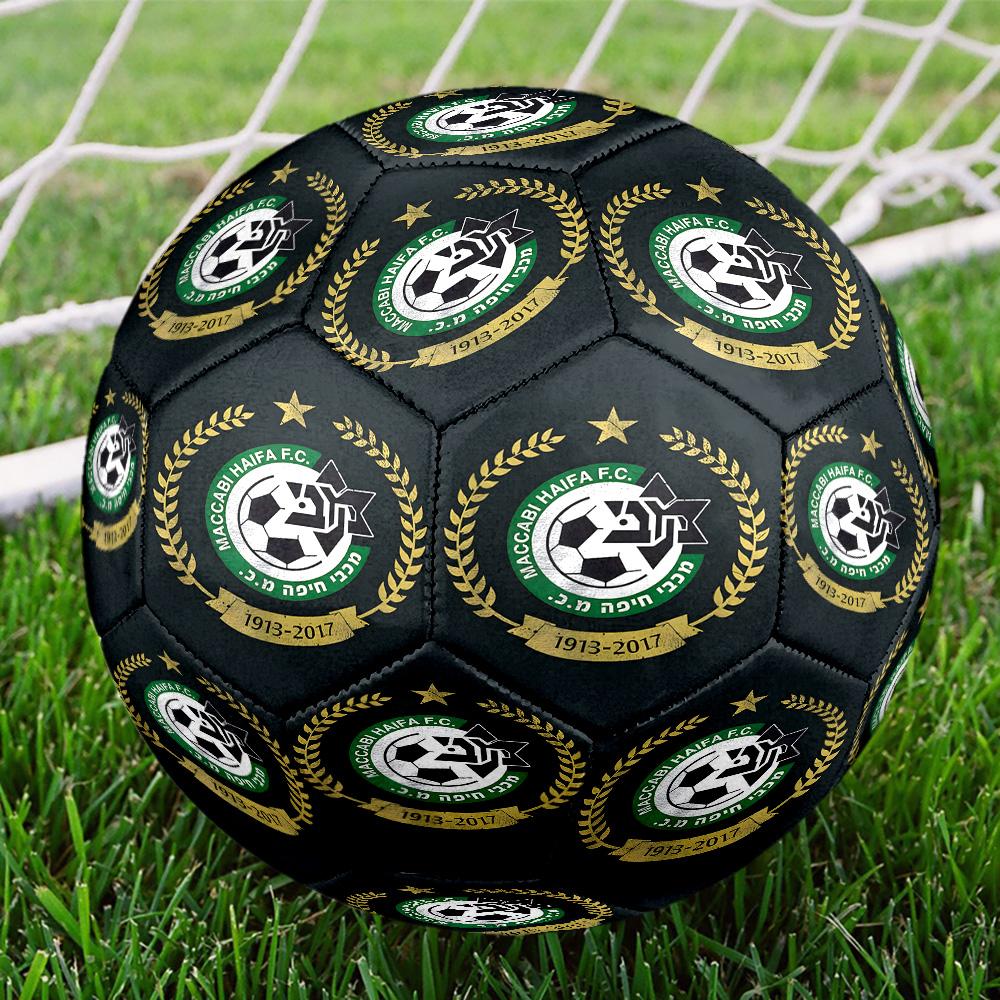 Maccabi Football Club Printed Size 5 Soccer Balls, High-Quality, Anti-Slip, Protective Football, A Unique Gift , Birthdays, Christmas Gifts
