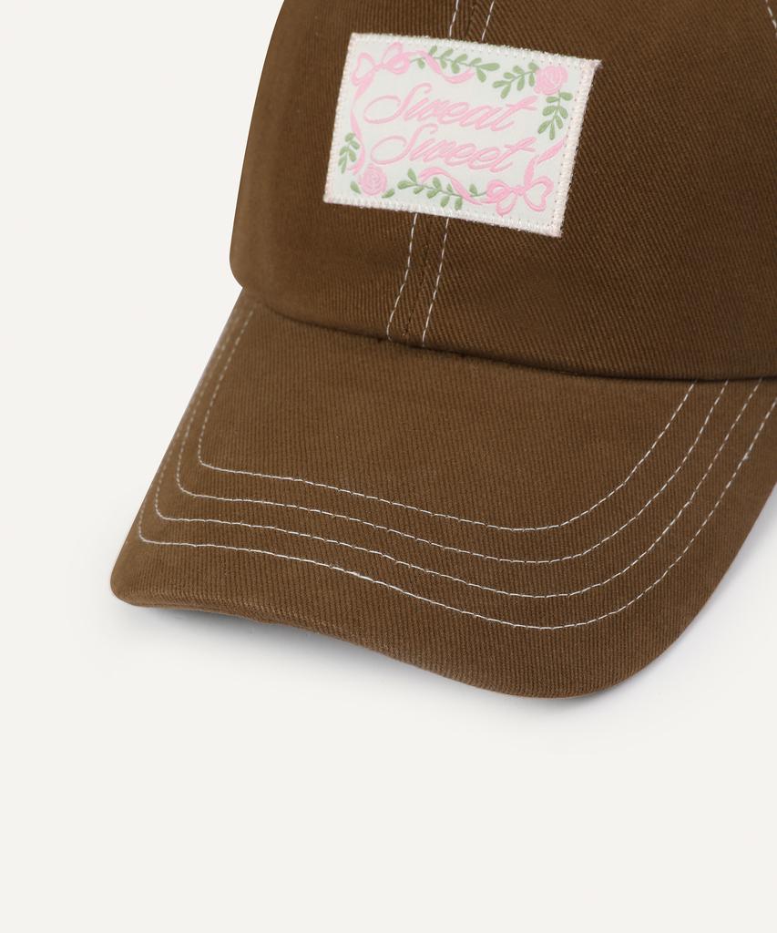 SWEATSWEET Not Cover Lovely Ball Cap - Brown