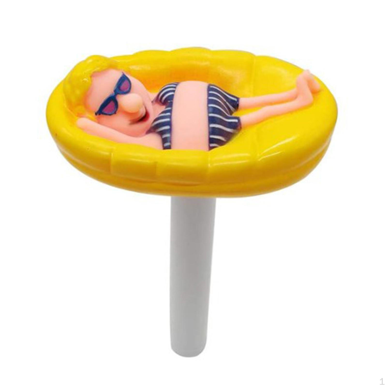 

Swimming Pool Thermometer Spas with Rope Easy Read Gadget Accessories Novelty