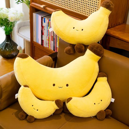 Banana Doll Soft Plush Toy High Elastic Skin-Friendly Cute Cuddle Pillow Cushion Nap Pillow Gift for