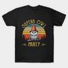 Herren Schwarzes Print-T-Shirt Vintage What We Do In The Shadow Superb Owl Party No-Cut Transferpapier Druck Baumwoll-T-Shirt