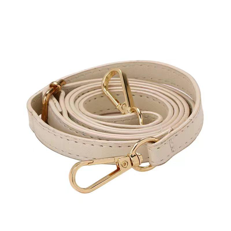 125cm Langer Taschenriemen PU-Leder Schultertaschenriemen 1,2cm Breit Zubehör für Handtaschen Mode PU-Taschenriemen für Umhängetaschen