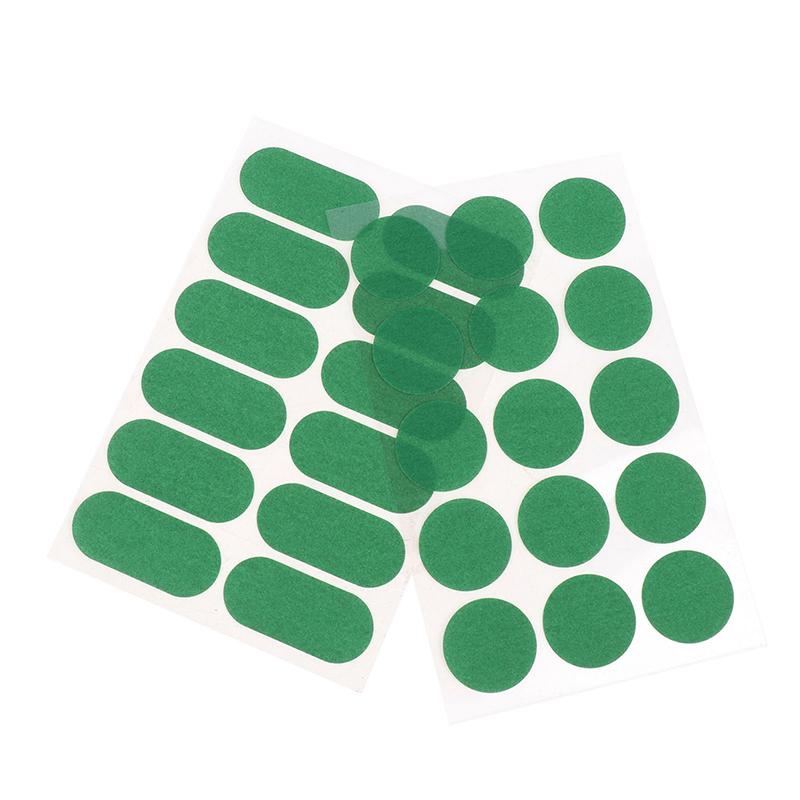 2Sheets Green Round Self Adhesive Pool Table Cloth Patch Repair Sticker Snooker Mending Patch Billiard Table Stickers Kit