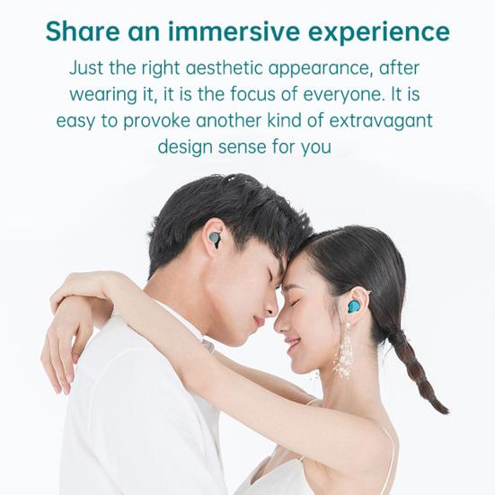 4Pcs M22 Earphone Noise Reduction Mini Bluetooth-compatible 5.1 Wireless Earpieces for Phone