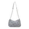 Bag Women's 2025 New Trendy Versatile Premium Spring Ins Niche Texture Black Shoulder Crossbody Underarm Bag