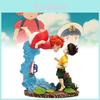 Enchanting Miyazaki Anime Ponyo And Sosuke Figurine Model With Captivating Details