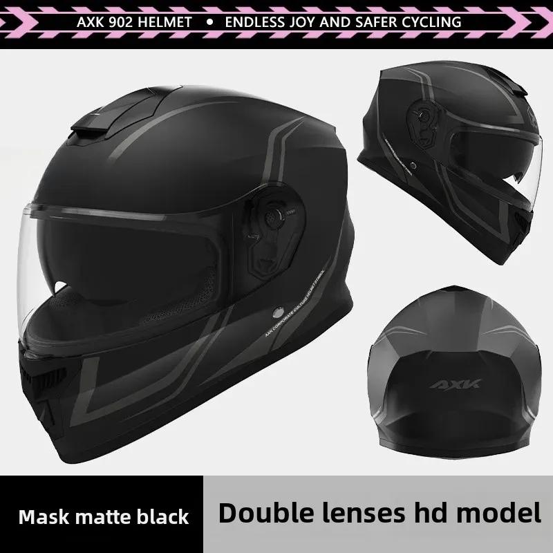 Unisex Motorcycle Helmet Winter Anti-Fog Warm Full Cover Helmet For Men And Women Electric Car Cycle Motorcycle Equipment Access