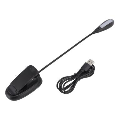 LED Reading Light USB Charging Eye Protection Temp 360 Degrees  Clip On Book Lamp for Dormitory Bedroom