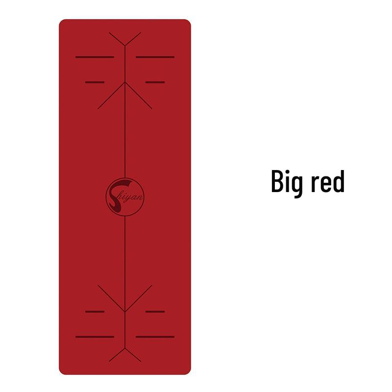 Shi Yan 5MM PU Rubber Yoga Mat - Bright Leather, Customizable with Logo/Pattern