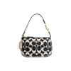 COACH Nolita Leather Shoulder Bag , Handbag Mini Women's Black White (Unisex) Handbags CP251 IMA47