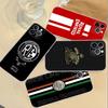 R-ROYALS E-ENFIELDS Logo Pour Étui de Téléphone IPhone 17 16 15 14 13 12 11 Pro Max Plus Silicone Haut de Gamme