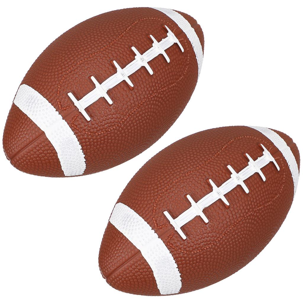 2Pcs Children Rugby Ball Design Kids Training Ball Enhance Athletic Ability Improve Distance Accuracy Home School Play