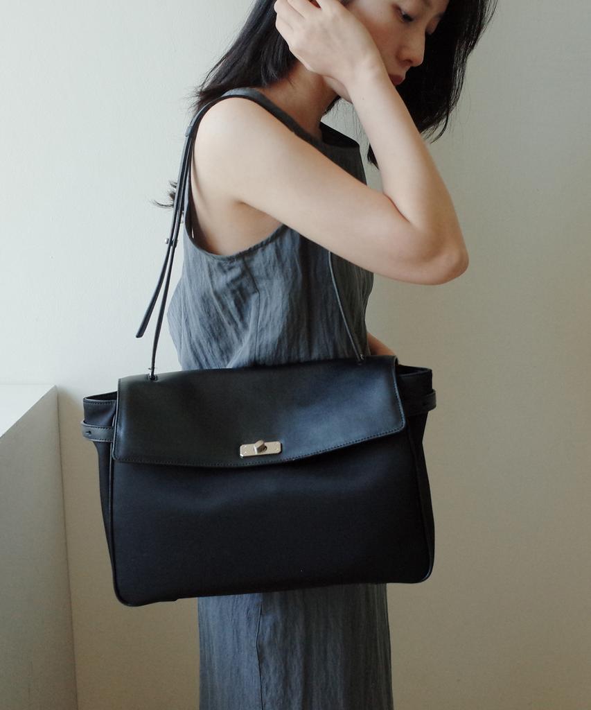 Ansouis Orr Satchel Bag Nylon Black