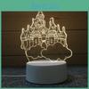 Sky Castle Heart Balloon 3d Night Light Creative Table Lamp Birthday Gift Nordic Style