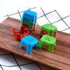 10 Stück 1:12 Puppenhaus Miniaturmöbel Stuhl Hocker Modell Spielzeug für Puppenhaus