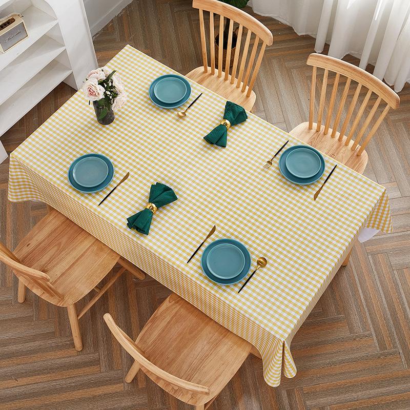 

Скатерть водонепроницаемая и маслостойкая, для стола Ins Wind, для прямоугольного обеденного стола, для журнального столика, скатерть Оксфорд, чехол для стола Tapete 140x140cm