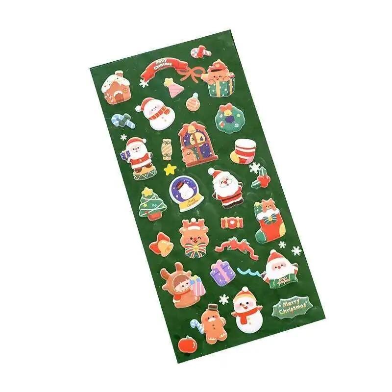 

1 Pack Cute Christmas Stickers Diary Scrapbook Decoration Stationery Office School Diary Album Gift Christmas Stickers Small Gifts