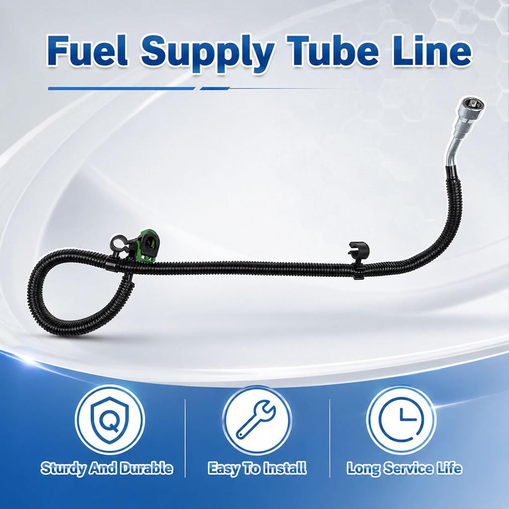 68141849AD Fuel Supply Tube Line Fit for Jeep Wrangler 2012-2018 3.6L | Fit for Jeep Wrangler 2012-2017 3.6L, For Wrangler JK 2018 3.6L, Fuel Line