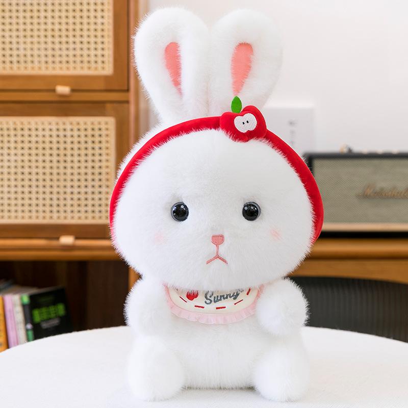 New Creative Fruit Strawberry Rabbit Plush Doll Doll Children's Transformation Rabbit Toy Doll Gift