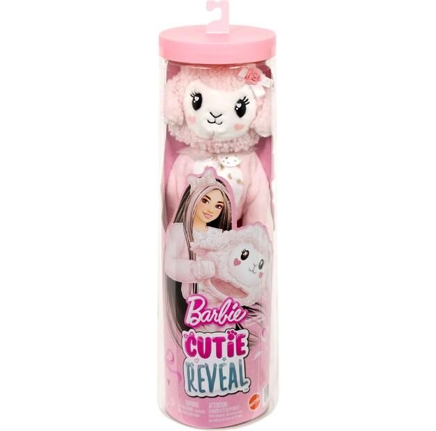 Păpușă Barbie Cutie Reveal Seria Fundițe Dulci – Oiuța Roz JJP66