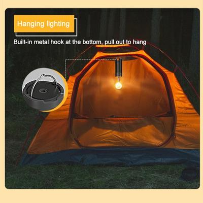 Torcia LED Telescopica da Campeggio Aggiornata con Treppiede Lampada di Emergenza Ricaricabile Portatile da Esterno orch Luce Lampada da Tavolo Tenda