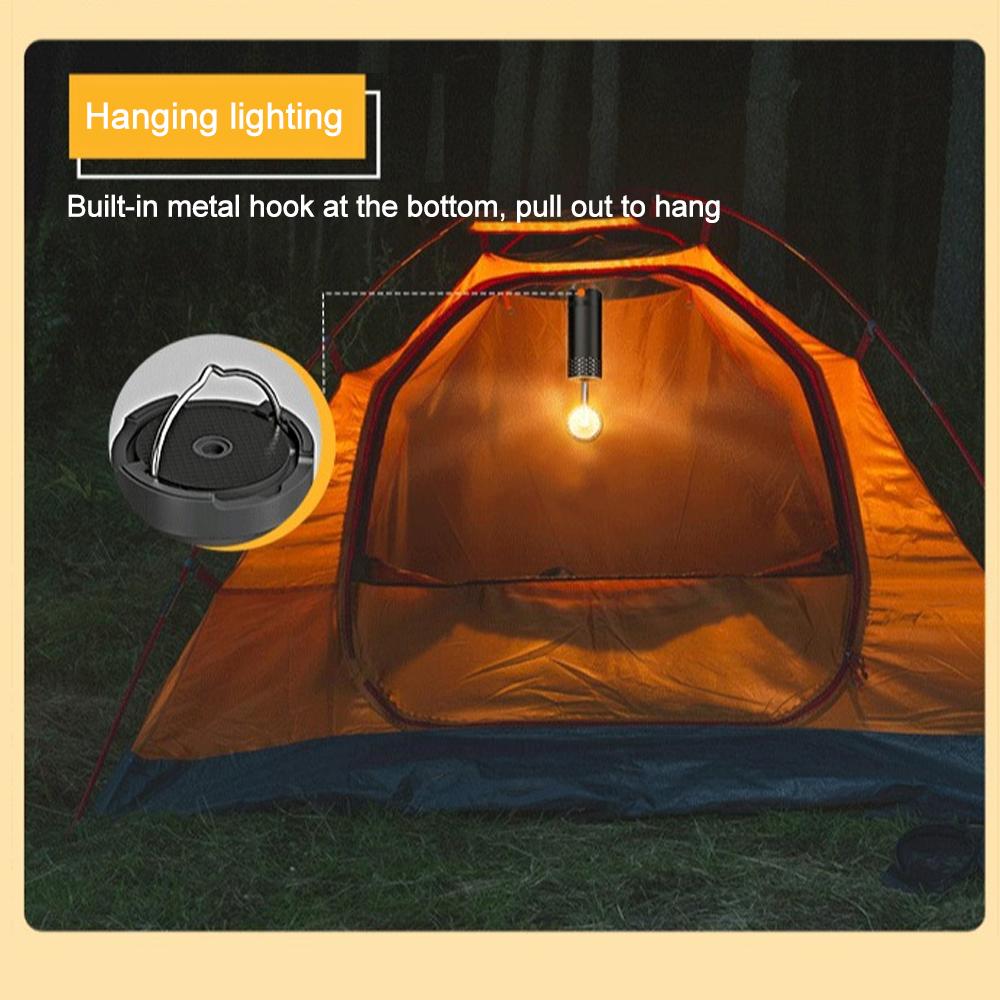 Upgraded Camping LED Telescopic Flashlight with Tripod Rechargeable Emergency Lamp Outdoor Portable orch Light Table Lamp Tent