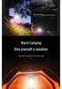 5800 Solar-Powered Portable Multifunction Camping Lantern - Outdoor Emergency Tent Light