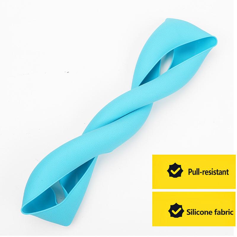 Universal Car Summer Silicone Steering Wheel Cover Elastic Glove Cover Texture Soft Multi Color Auto Decoration DIY Accessories